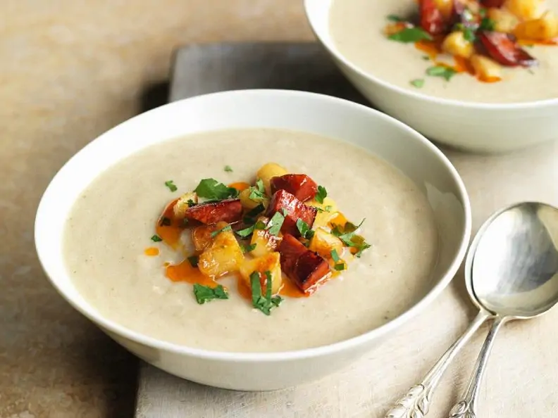Maroni-Topinambursuppe