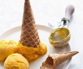Mango-Kokossorbet
