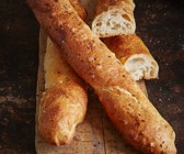Dünnes Baguettebrot