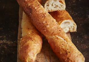 Dünnes Baguettebrot