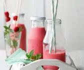 Buttermilch-Himbeerdrink