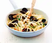 Pasta mit Miesmuscheln