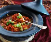 Tomaten-Tajine mit Fischfilet