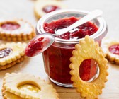 Sables mit zweierlei Konfitüren