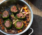 Rehkeule in Gemüsesauce