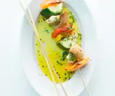 Vegetarische Grillspieße