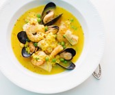 Suppe nach Paella-Art