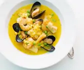 Suppe nach Paella-Art
