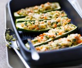 Gefüllte Zucchini mit Quinoa
