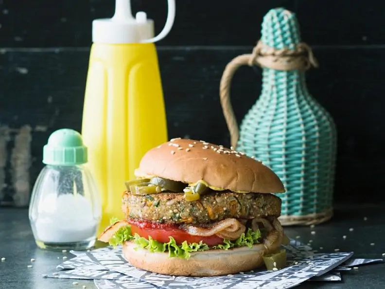 Veganer Tex-Mex-Burger