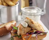 Gemüse-Fischburger