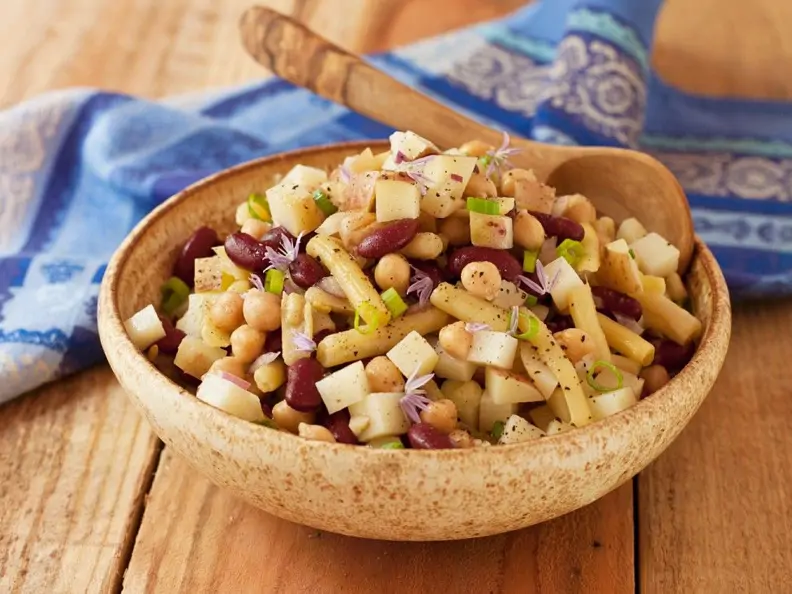 Kartoffel-Bohnen-Salat