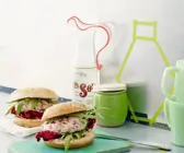 Burger mit Thunfischcreme