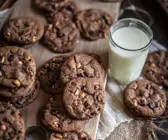 Schoko-Cookies mit Nüssen