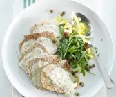 Kalbsbraten mit Kapern und Estragon