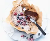 Kleiner Schoko-Nuss-Kuchen
