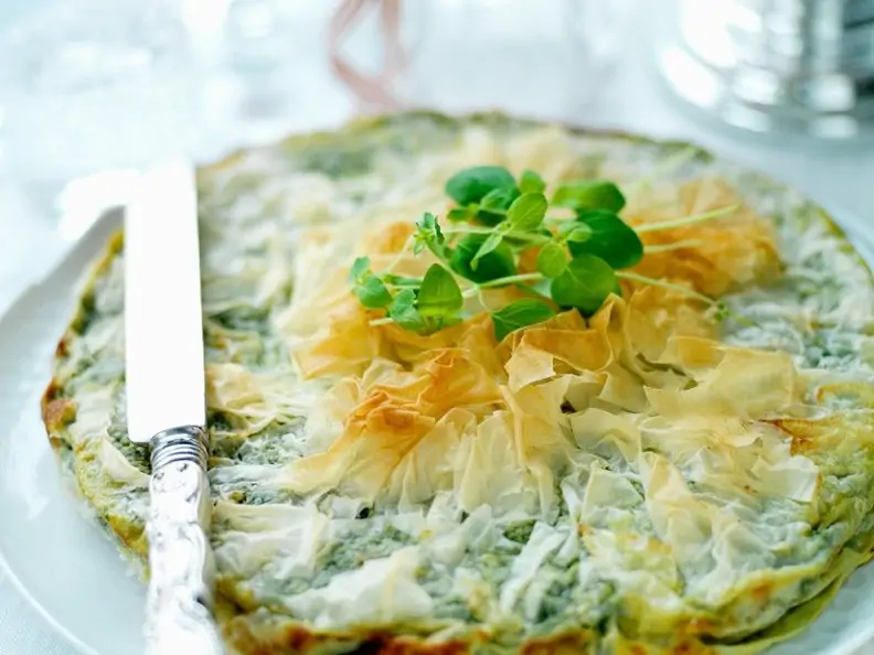 Veganer Spinatkuchen