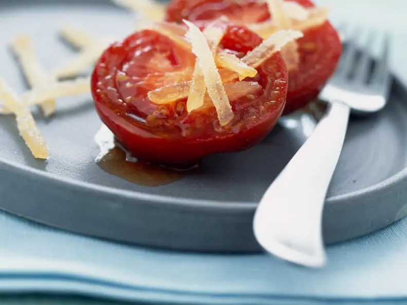 Grilltomaten mit Ingwer