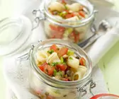 Nudel-Tomatensalat