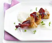 Gebratenes Kalbsbries mit Rote Bete