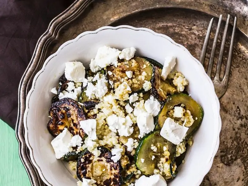 Gebackene Zucchini mit Feta