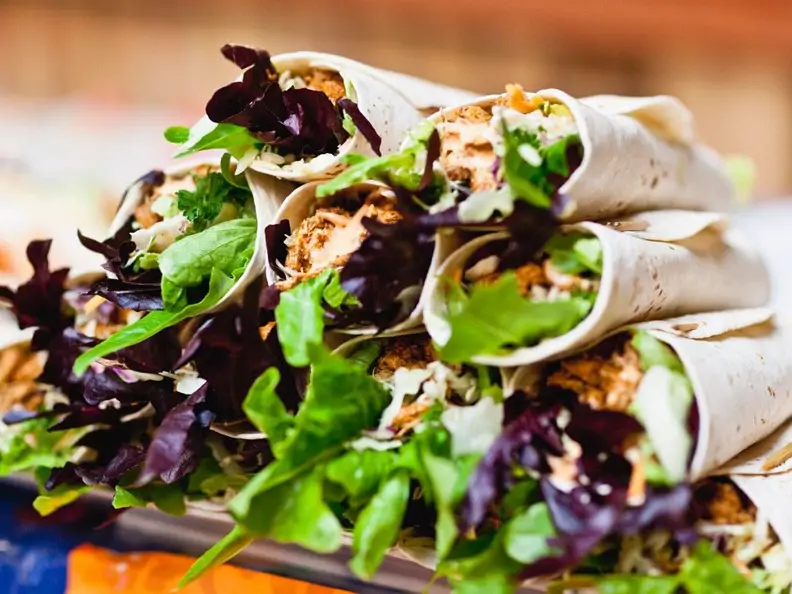 Hähnchen-Wraps