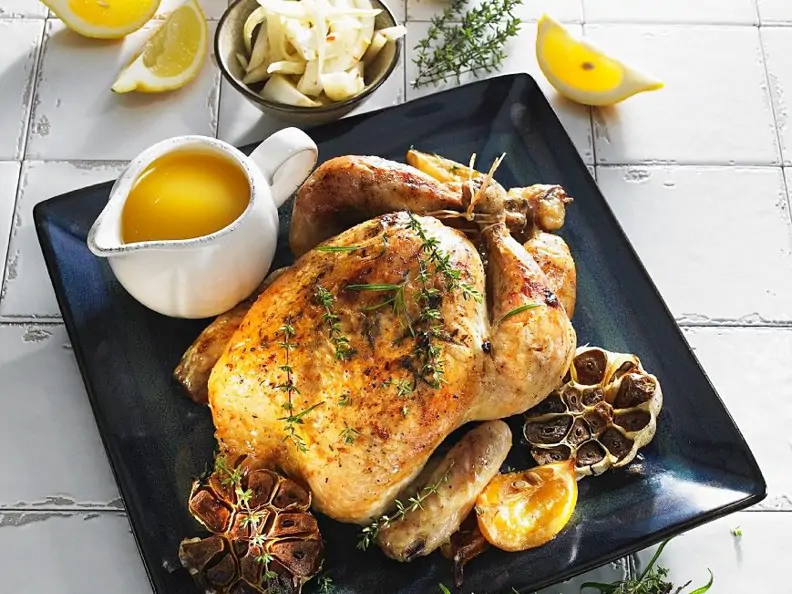 Fenchel-Hähnchen mit Zitrone
