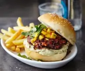 Kidneybohnen Burger 
