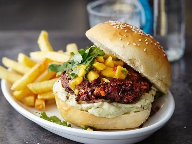 Kidneybohnen Burger 