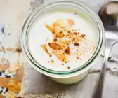 Mandelmilch-Pudding