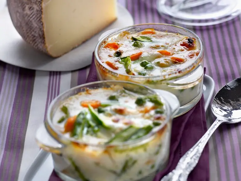 Gemüse-Käse-Gratin