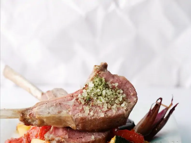 Lammkarree mit Ratatouille