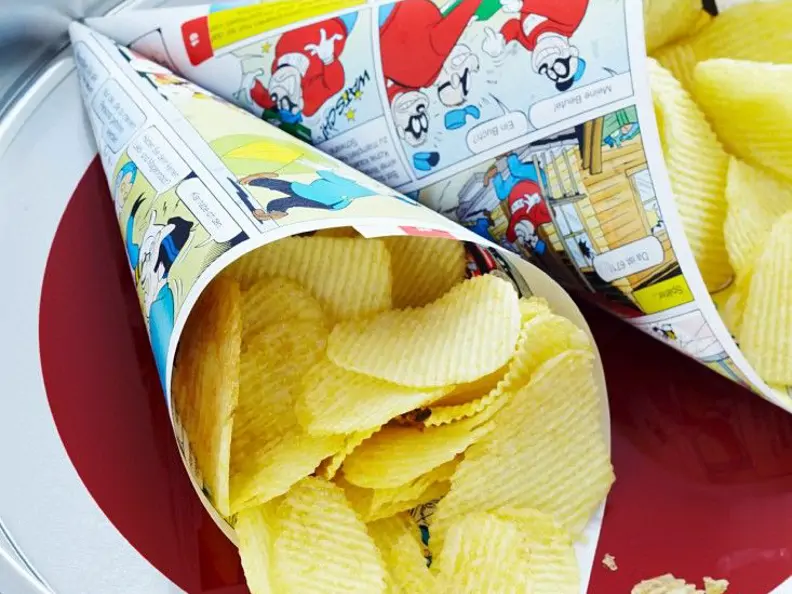 Frittierte Kartoffelchips