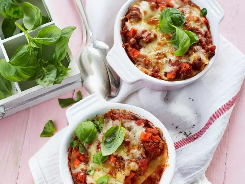 Hackfleisch-Lasagne