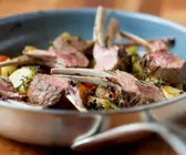 Lammchops mit Gemüse