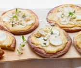 Topinambur-Pizzette