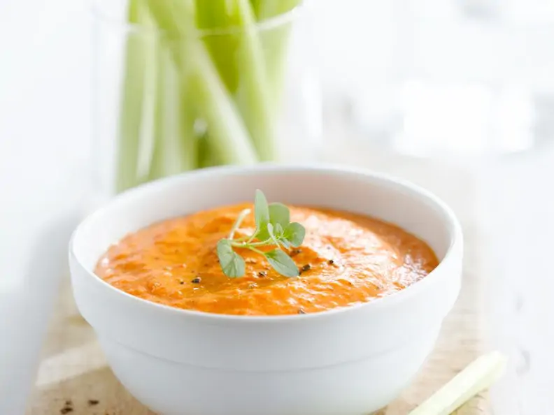 Dip mit Frischkäse und Paprika
