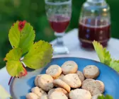 Mandelplätzchen mit Honig