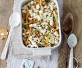 Gemüsegratin mit Feta