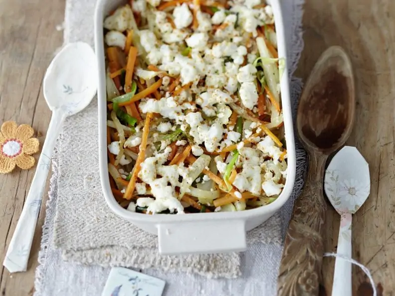Gemüsegratin mit Feta