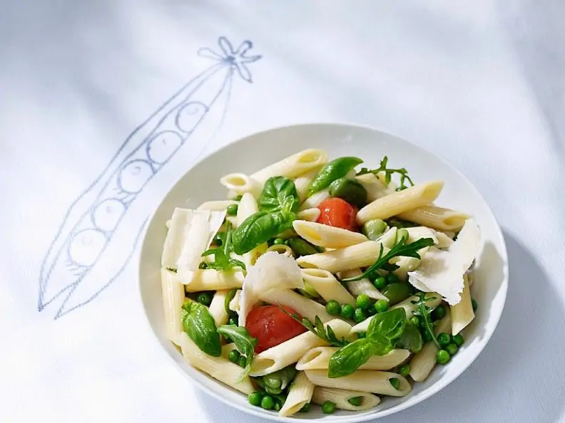 Pasta mit Frühlingsgemüse