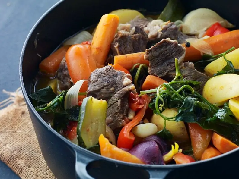 Gemüse-Rindfleisch-Eintopf