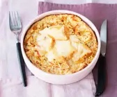 Gemüse-Hirseauflauf mit Käse