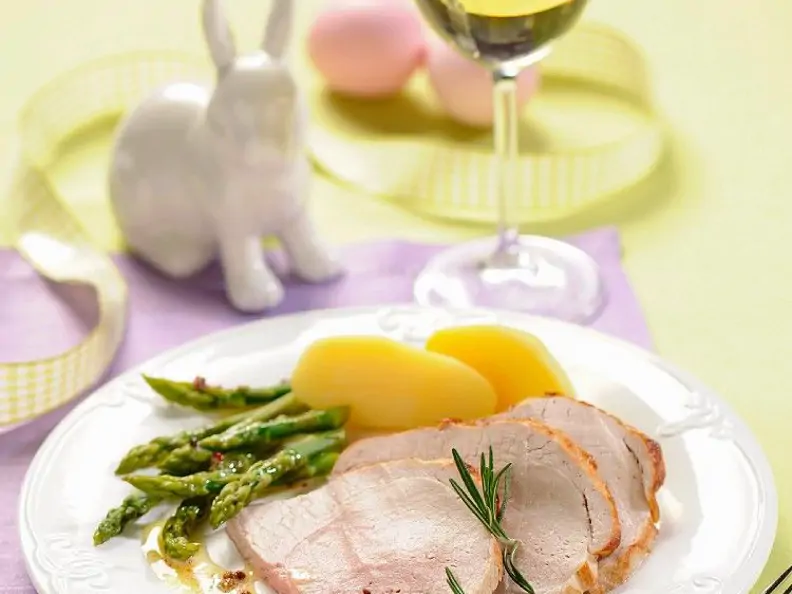 Schweinebraten mit Gemüse
