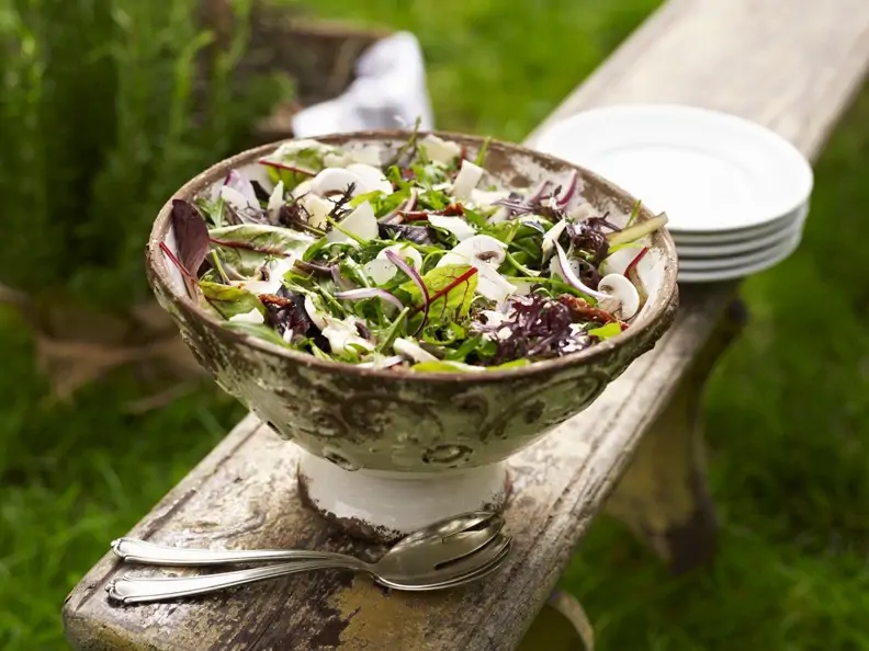 Rucola-Champignon-Salat