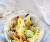 Fenchel mit Muscheln
