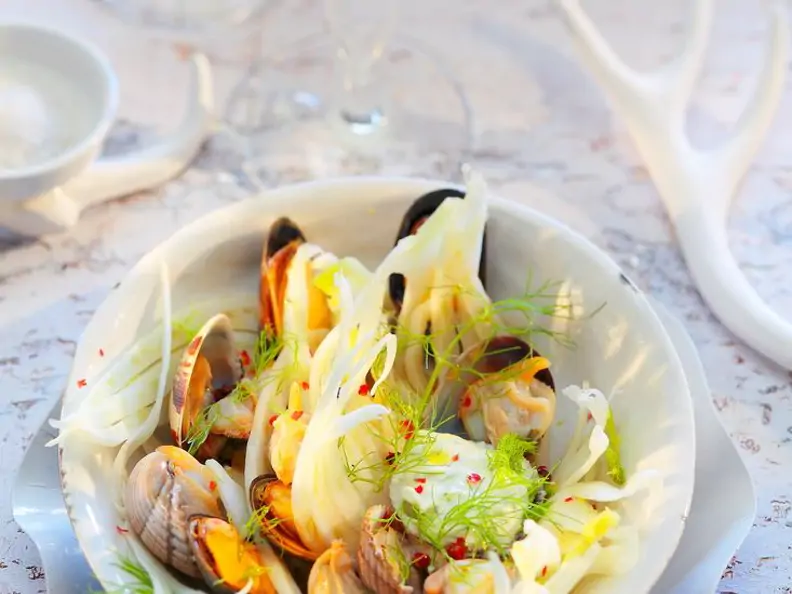 Fenchel mit Muscheln