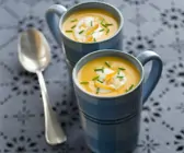 Fischsuppe mit geräuchertem Heilbutt