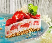 Erdbeer-Milchreis-Torte