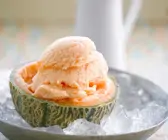 Melonen-Eiscreme